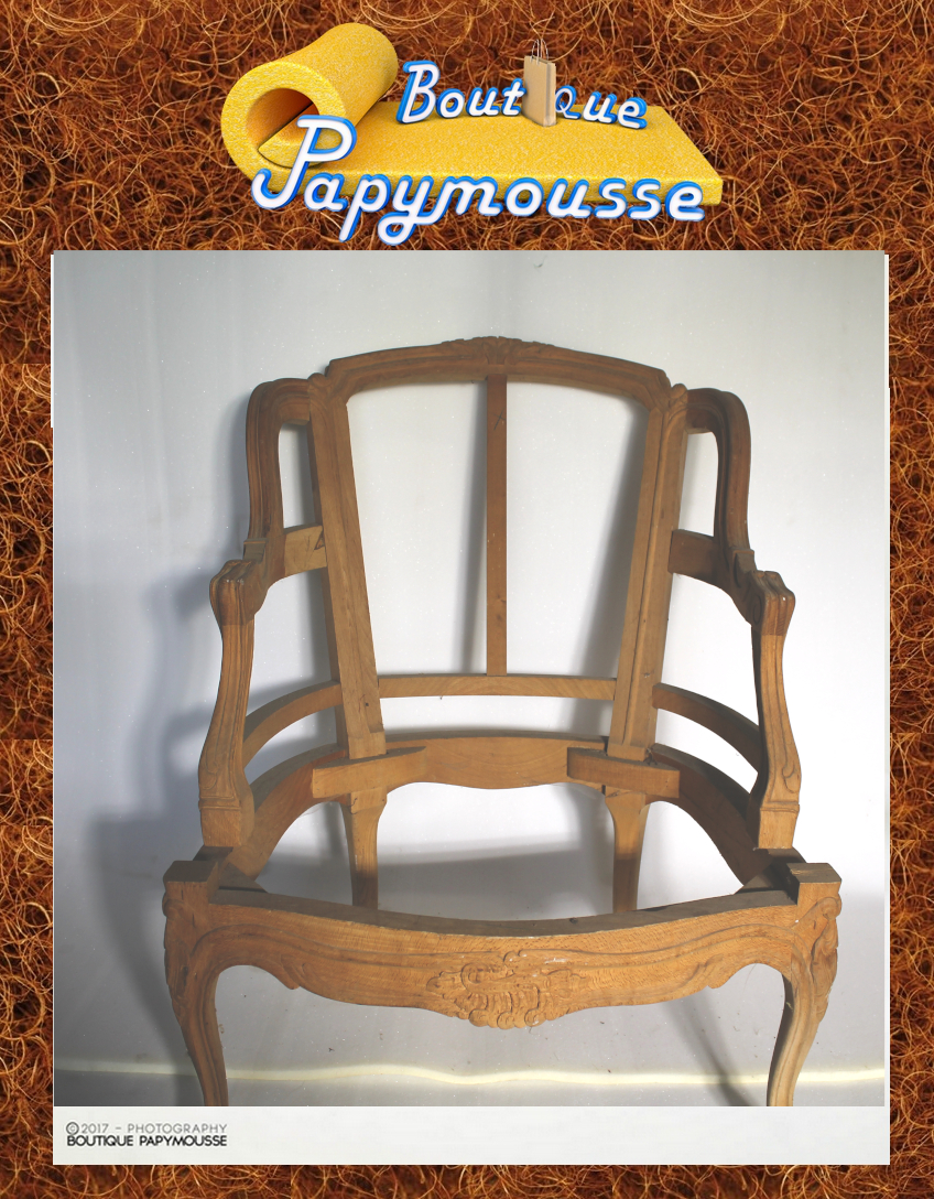 superbe carcasse de fauteuil (imposant et massif)