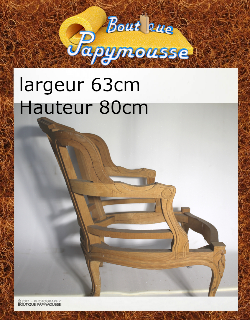 superbe carcasse de fauteuil (imposant et massif) – Image 2