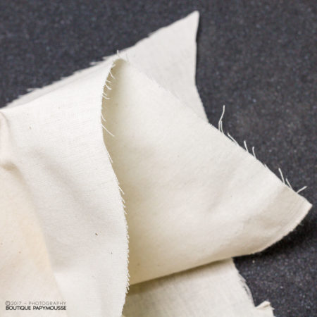 Alternative view of Calicot / toile blanche 160g/m²