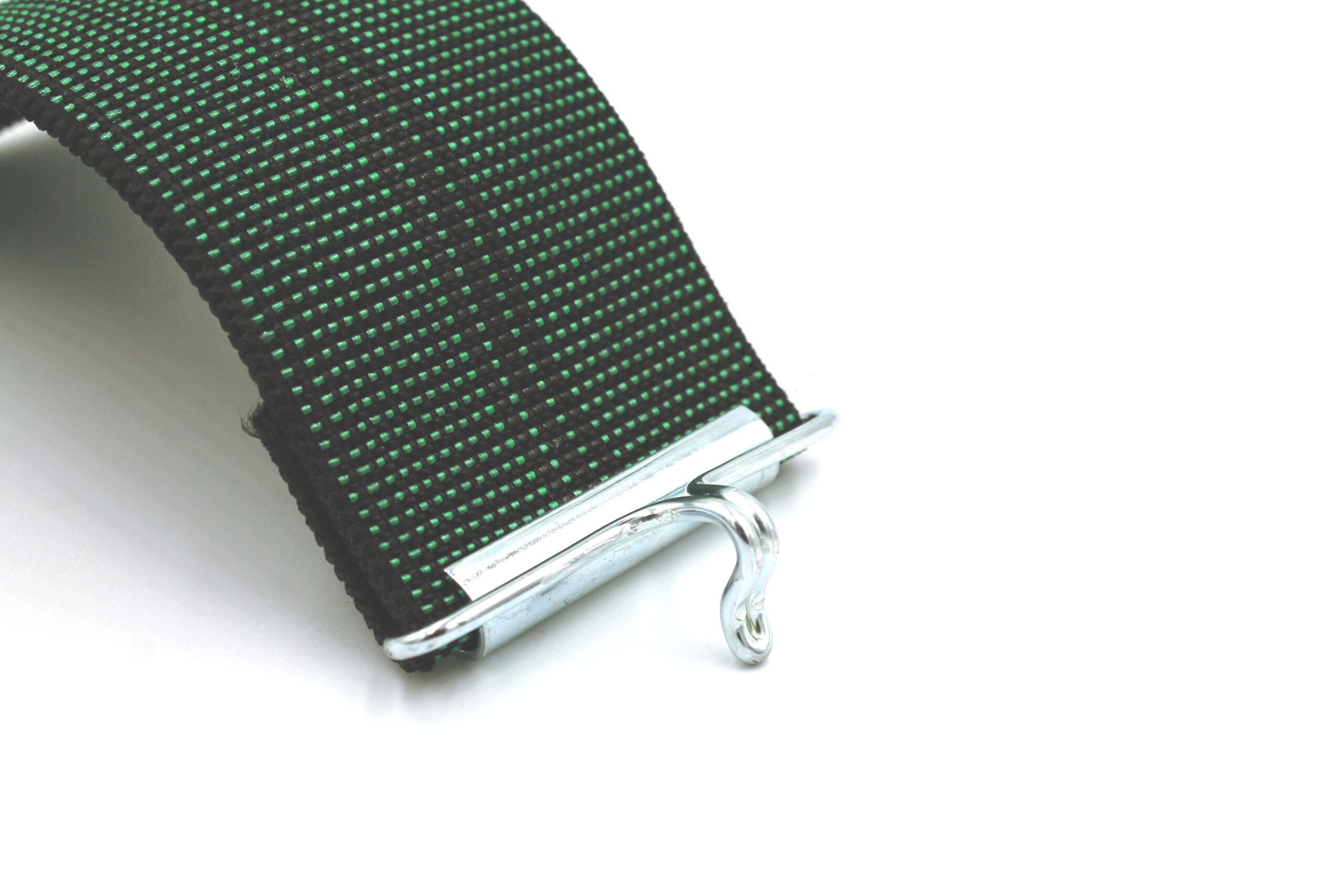 Crochet de 60 mm acier pour fixation de sangle de tous types