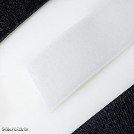 Velcro mâle-femelle noir ou blanc – Image 4