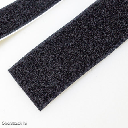 Alternative view of Velcro mâle-femelle noir ou blanc
