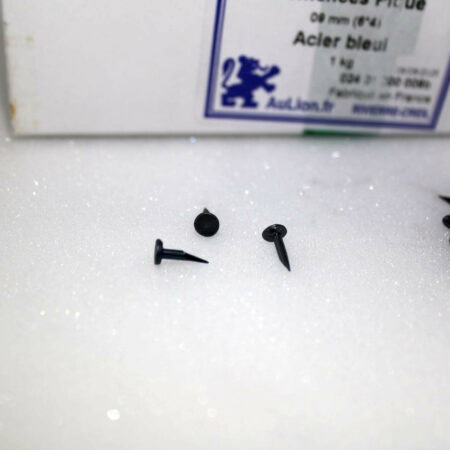 semences pique 9mm acier bleui – Image 3