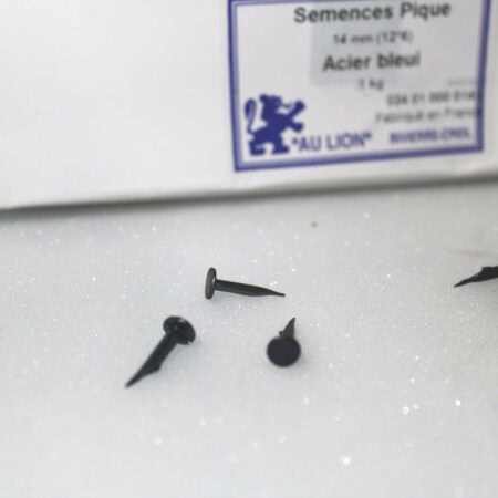 Semences pique de 14mm en acier bleui – Image 3