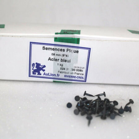 semences pique 9mm acier bleui